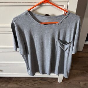 Cozy Earth Women's Short Sleeve Gray Tee